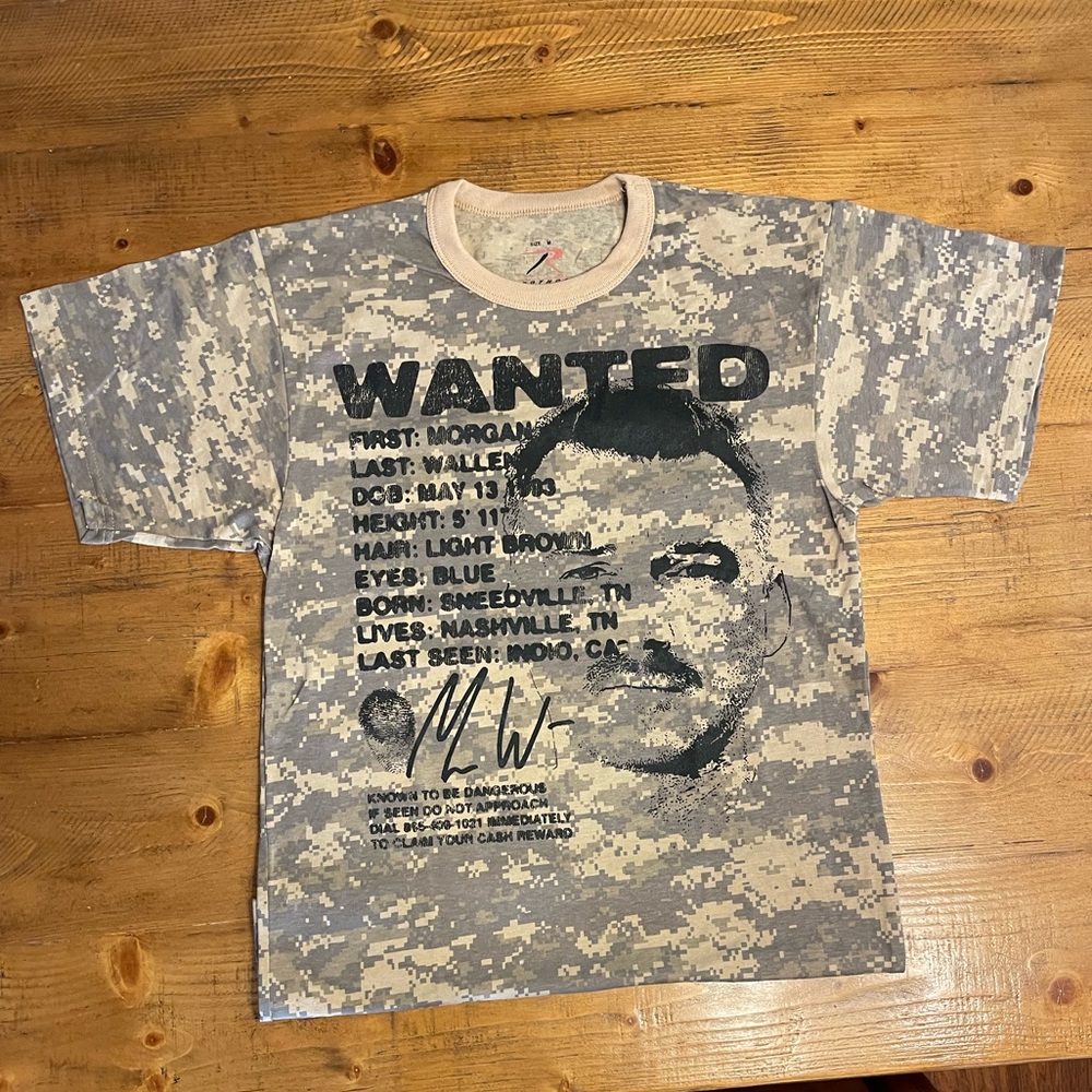 Morgan Wallen Official exclusive sold out “mystery” t shirt. Size M